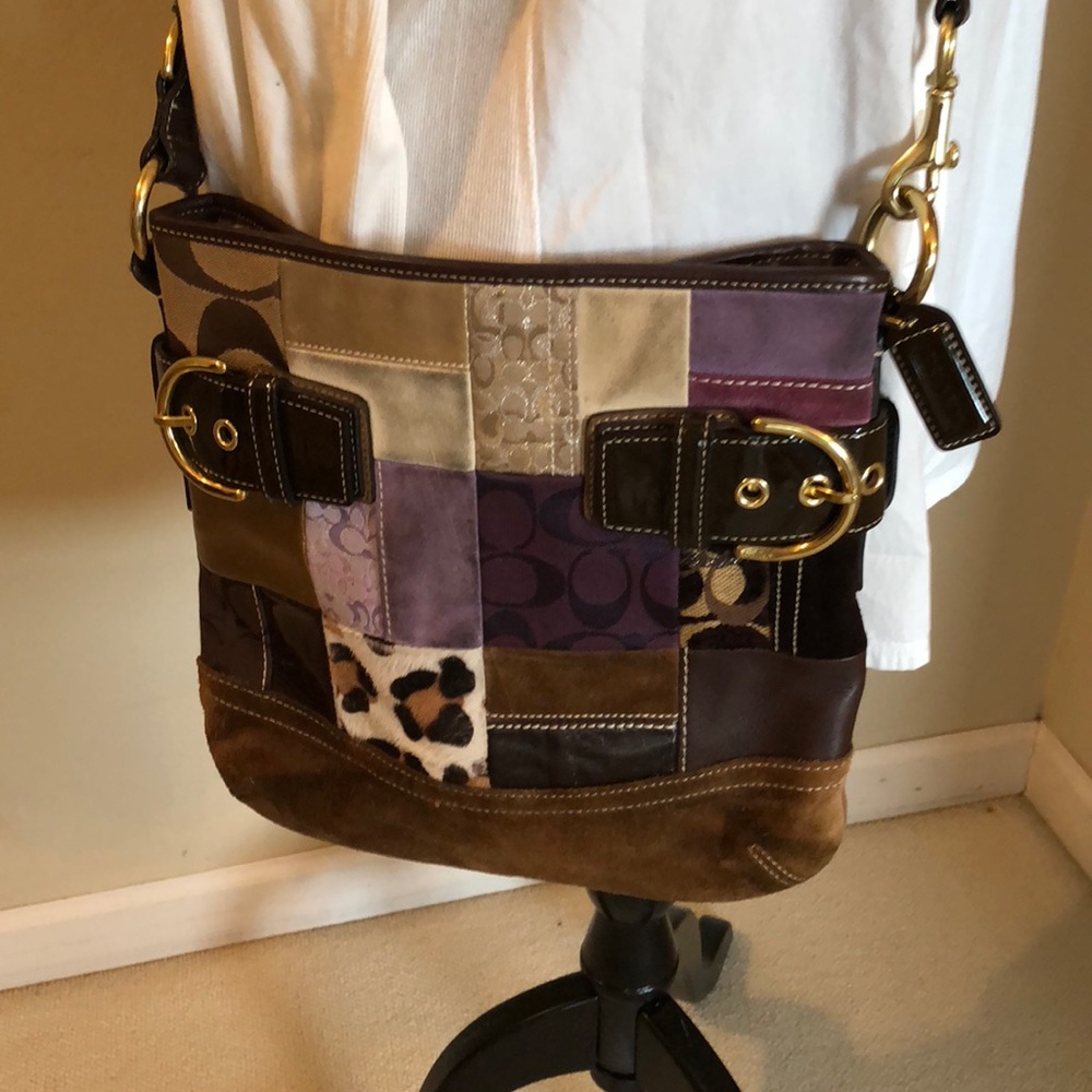Patchwork Coach Bag